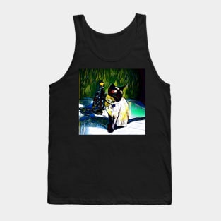 Christmas Cat Tank Top